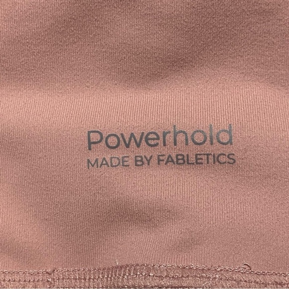 Fabletics Define Powerhold Cropped Leggings Blush Size XL - Picture 7 of 12